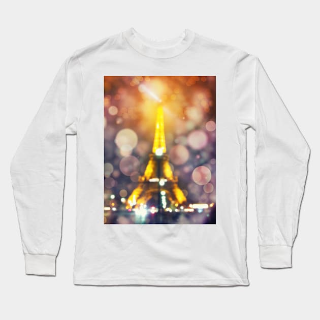 Eiffel Tower Long Sleeve T-Shirt by psychoshadow